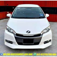 Toyota Wish Facelift 2013 Front Bumper Set With Grill Grille & Fog Lamp Cover [READY STOCK]