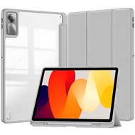 Clear Case for Xiaomi Tablet Redmi Pad SE 11 Inch 10.61 inch Xiaomi Pad 5 6 2023 Trifold Stand Leather Magnet Tablet Flip Cover Funda with Pencil Holder