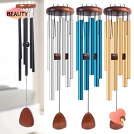 BEAUTY Metal Tubes Windchime, 6 Rods Aluminum Aluminum Wind Chimes,  Pendant 37 Inch Large Wind Bell