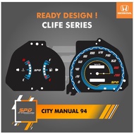 [ PREORDER ] Faceplate Panel Meter Speedometer Instrument Cluster Dashboard Custom Honda City Manual