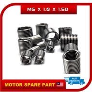 M6 X 1.0 X 1.5D INSERTS M6 x 1.0 1.5D Insert Length Helicoil Wire Thread Insert M6 x 1.0 1.5D Insert