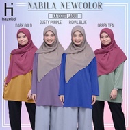 [SALES] Hazel TD Nabila Jersey Baju Muslimah Ironless