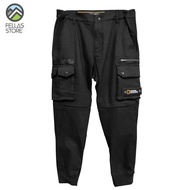 National Geographic - Baggy Jogger Pants Canvas Cargo Non Cod