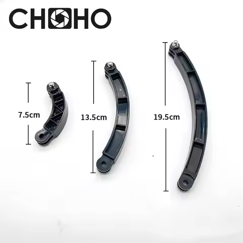 For Gopro 13 Accessories Self Selfie Stick Helmet Arm curved Extension 3 way for gopro HERO 12 11 DJ