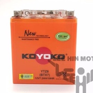 KOYOKO NANOGEL BATTERY YTZ8 12V7.2AH/10HR