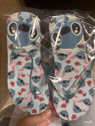 迪士尼 Stitch 藍色卡通圖案拖鞋