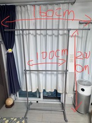 雙層不銹鋼晾衣架