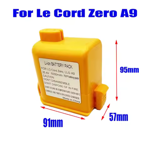 🎄🎄🎄25.8V 6000mAh lithium ion battery For LG Cord Zero EAC63382204 A9,A9S,P9,A9K-CORE,A9MAX,A9T-Ultra