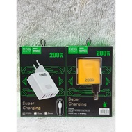 [PK-480] Charger Original Xwin Dw-03 200W 5USB (2USB-A + 3USB-C)