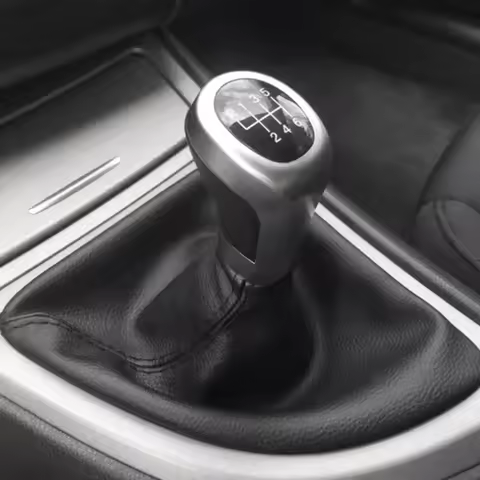 6 Speed Gear Shift Knob Gearbox Gaiter Boot Cover Frame Collar for BMW 1 Series E81 E82 E87 E88 2003