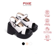 Giày Sandal Nữ Cao Gót 10cm Kiểu Hở Mũi Pixie H356