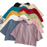 PLAIN CROP TOP FOR WOMEN CROP TOP/ WOMEN'S TOP/ CROP TOP WOMEN CROP TOP T SHIRT