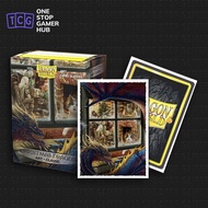 Dragon Shield 100 - Standard Size - Classic Art Sleeve - Christmas Dragon - Deck Protector