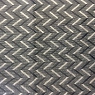 Embossed Cotton Fabric | Chevron Motif Fabric | Monochrome Fabric | Sofa Fabric/ Pillow // Beanbag Width 120-150