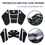 For KAWASAKI Z900 Z900RS 2017- Motorcycle Side Stickers Z 900 900RS Fuel Tank Traction Pad Sticker K