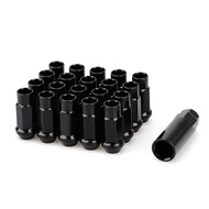 20PCS เหล็กที่มีสีสันการปรับเปลี่ยนรถล้อ Lug Nuts Bolts M12x1.5 M12x1.25 สําหรับ KIA Lincoln Suzuki