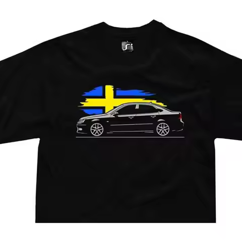 T shirt for saab 9 3 aero fans turbo 3x 1 8t 2 v6 classic swedish sportscar