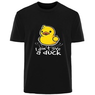 Fun creative i don't give a duck print High quality summer 1 cotton xs-3xl