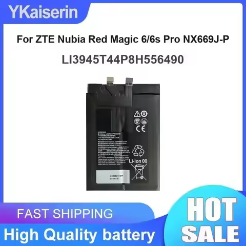 Replaceable Mobile Phone Battery 4500mAh For Zte Nubia Red Magic 6 Pro NX669J 6R NX659J 6S Pro NX669