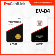 EvoCardLink | EvoVertical Interactive Digital Business Card / Vertical or Portrait business card / L