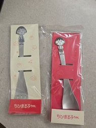 櫻桃小丸子 不銹鋼餐具 304 湯匙 fork 义