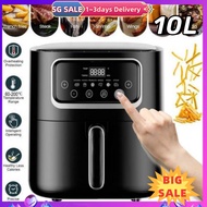 10L Air Fryer Smart Digital Kitchen Oven Oil-Free Low-Fat Healthy Cooking Air Frying Timing Cooker 2400W UK Plug 空氣炸鍋