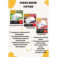 NIKKI Made Book Cover (A4 Book/ Text Book/ Exercise Book) [Clear]