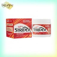 Stridex - 2%水楊酸抗痘/去黑頭潔面片55片(不含酒精) #紅色 -(041388009414) -平行進口商品