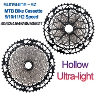 Ultralight MTB Bike Cassette  Flywheel 10/11/12 Speed bicycle sprocket 40/42/46/50/52T Bike HG cogs