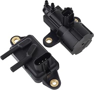 EGR Pressure Feedback Sensor DPFE15 & EGR Vacuum Solenoid Valve Sensor Kit Compatible with Ford F-15