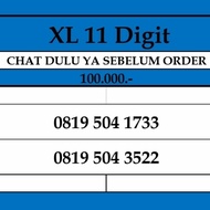 Nomor Cantik XL 11 Digit 4G LTE Bukan Simpati Indosat Axis Tri