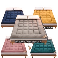 [New]5 colors thicker mattress topper mattress single/Queen/King Size spring Four Seasons foldable mattress matress