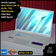 Keyboard Protector Acer Nitro Lite 16 NL16 71G Intel and AMD 2024 and Above 16" Inch Laptop Cover