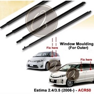 Toyota Estima ACR50 Original item Door Glass Window Outer Moulding door Rubber Protector Weatherstri