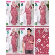[DHIA] RAYA2024 Red Violet 1116 - Baju Kurung Sedondon | Kurung Moden | Kedah | Riau | Mini by Dhia Cotton