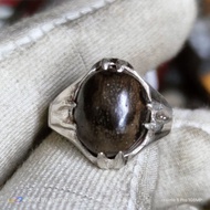 Cincin Teras Bidara hutan kuku kambing silver