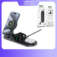 [24 Hours ship]ACEFAST E19 Qi2 Original 100% 3-in-1 Fast Charger compatible Magsafe wireless 15W for