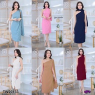 77 Chiffon Dress With Whole Lining Side Zip Work Can Be Worn In 2 Types.