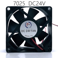 7025 24V Power Amplifier Inverter Power Chassis Fan 7cm Industrial Equipment Packer Fan Large Air Vo