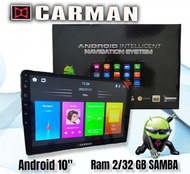 HEAD UNIT DOUBLE DIN CARMAN ANDROID 10 INCH RAM 2GB+32GB