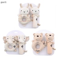 [gazi1] Baby Rattles Soft Cartoon Cute Plush Animal Toys Child Educational Handbells Boutique Baby T