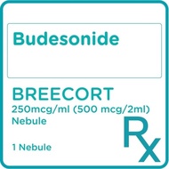 BREECORT Budesonide 50mcg/ml (500mcg/2ml) 1 Nebule [PRESCRIPTION REQUIRED]