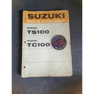 SUZUKI Copian Catalog Part Book Rare Ts100 Tc100 Ts Tc 100SUZUKI