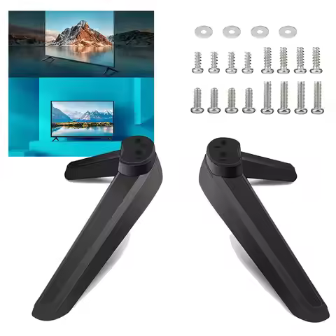 1set TV Stand Legs For 28 32 40 43 49 50 55 65 Inch TV Stand With Screws Tv Brackets Universal Tv St