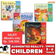 BIG BAD WOLF SALE: 4 SERIES OF 3D MAGIC BOOK - BY LITTLE HIPPO, ORIGINAL