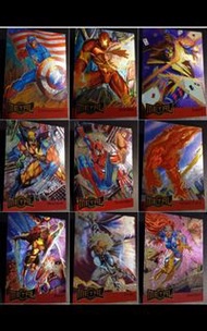 Marvel Metal Universe 卡牌18張。