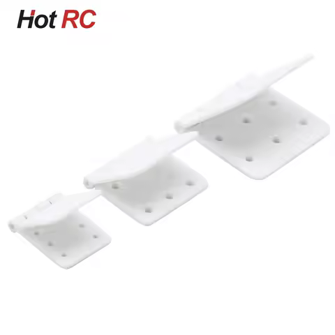 White Nylon Pinned Hinge 20x36mm 16x29mm 12x24mm For RC Airplane Plane Parts Model Replacement