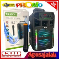 ✅COD SPEAKER BLUETOOTH FLECO 85 INCH F8089 MICROPHONE WIRELESS TANPA KABEL