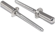 Sealing Blind Rivets 4.8 x 8 mm Pack of 25 Stainless Steel A2 (V2A) with Flat Head Closed Form B Pop