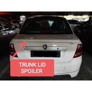ORIGINAL SAGA BLM/FLX/FL/SV Rear Trunk Spoiler. Part BARU, siap CAT. Warna White, Silver, Black, Ele
